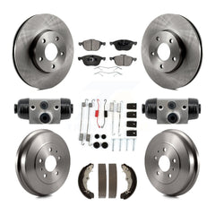 Transit Auto K8F-104344 Disc Brake Kit for 2012-2018 Ford Focus - Front and Rear product image