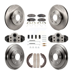 Transit Auto K8F-104345 Disc Brake Kit for 2012-2015 Honda Civic - Front and Rear product image