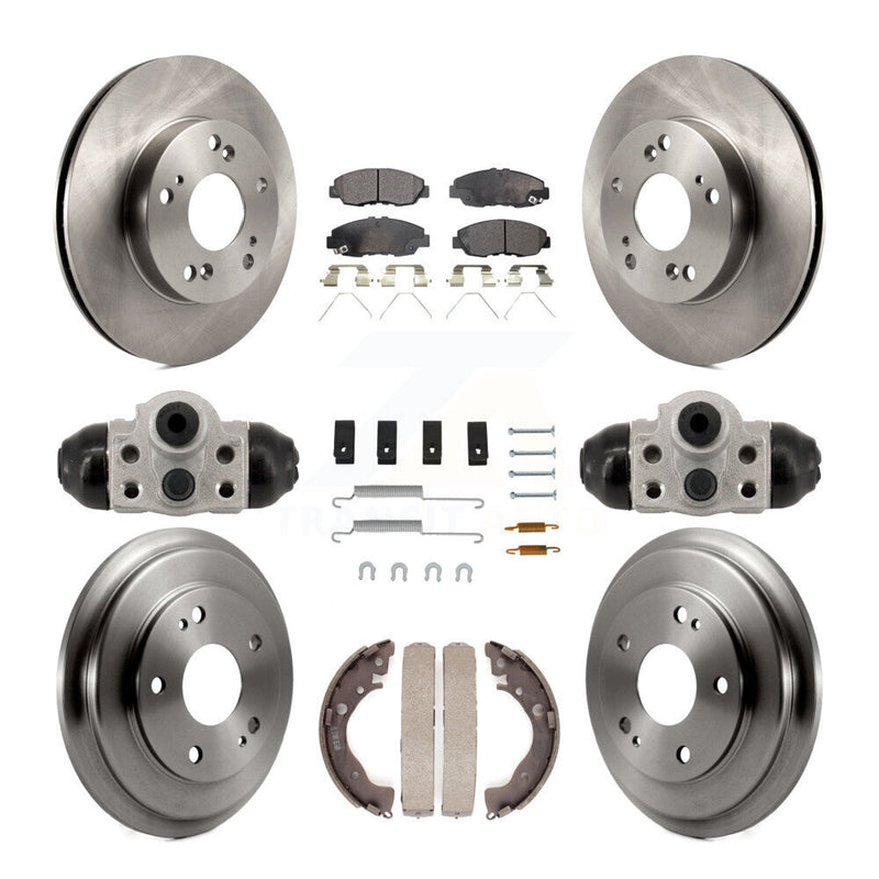 Transit Auto K8F-104345 Disc Brake Kit for 2012-2015 Honda Civic - Front and Rear product image