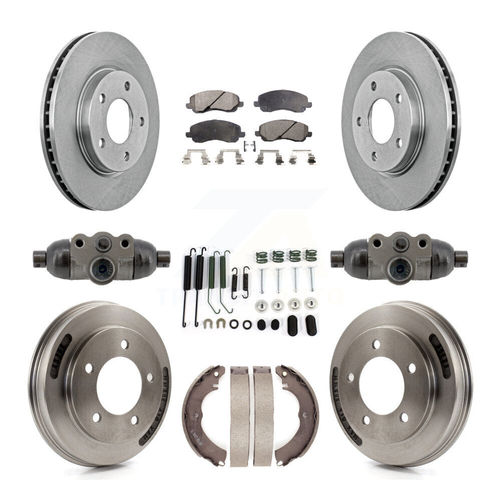 Transit Auto K8F-104352 Disc Brake Kit for 2008-2014 Mitsubishi Lancer - Front and Rear product image