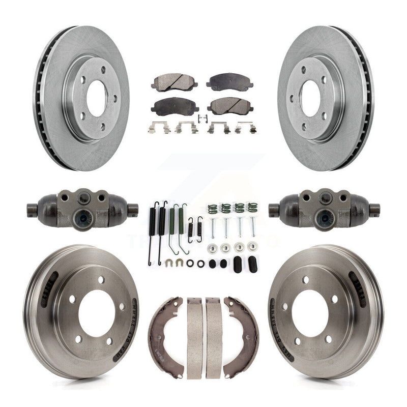 Transit Auto K8F-104352 Disc Brake Kit for 2008-2014 Mitsubishi Lancer - Front and Rear product image