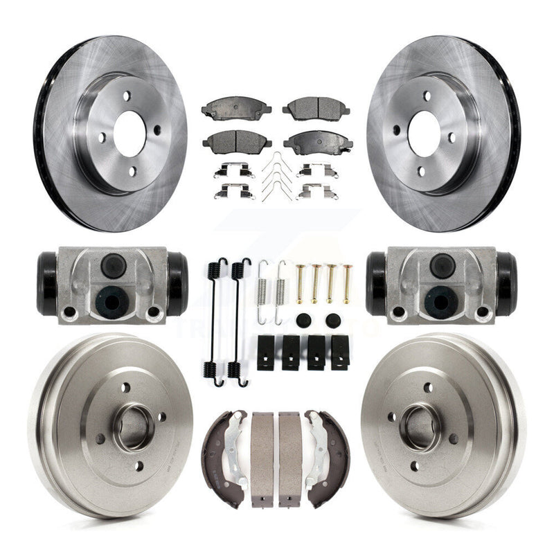 Transit Auto K8F-104355 Disc Brake Kit for 2012-2019 Nissan Micra, Nissan Versa, Nissan Versa Note - Front and Rear product image