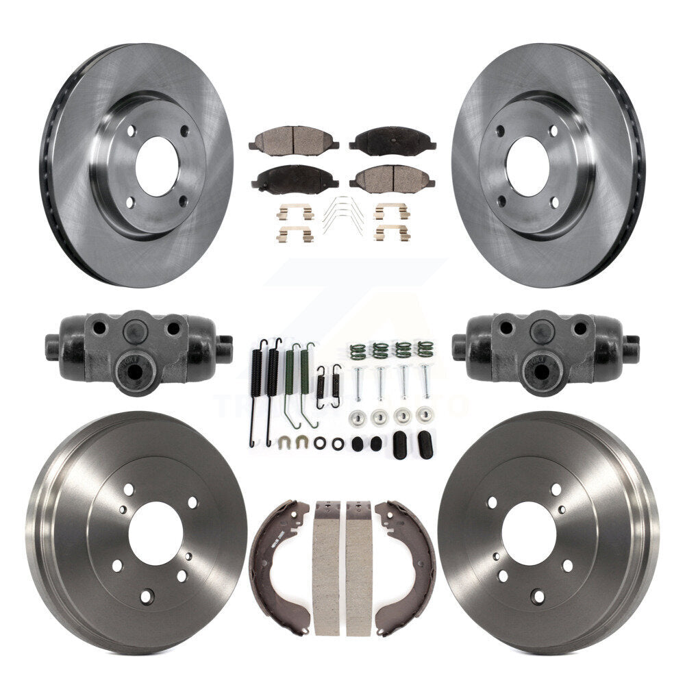 Transit Auto K8F-104359 Disc Brake Kit for 2008 Nissan Versa - Front and Rear product image