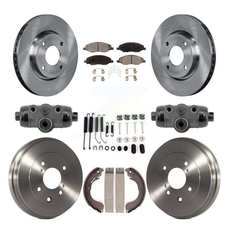 Transit Auto K8F-104359 Disc Brake Kit for 2008 Nissan Versa - Front and Rear product image