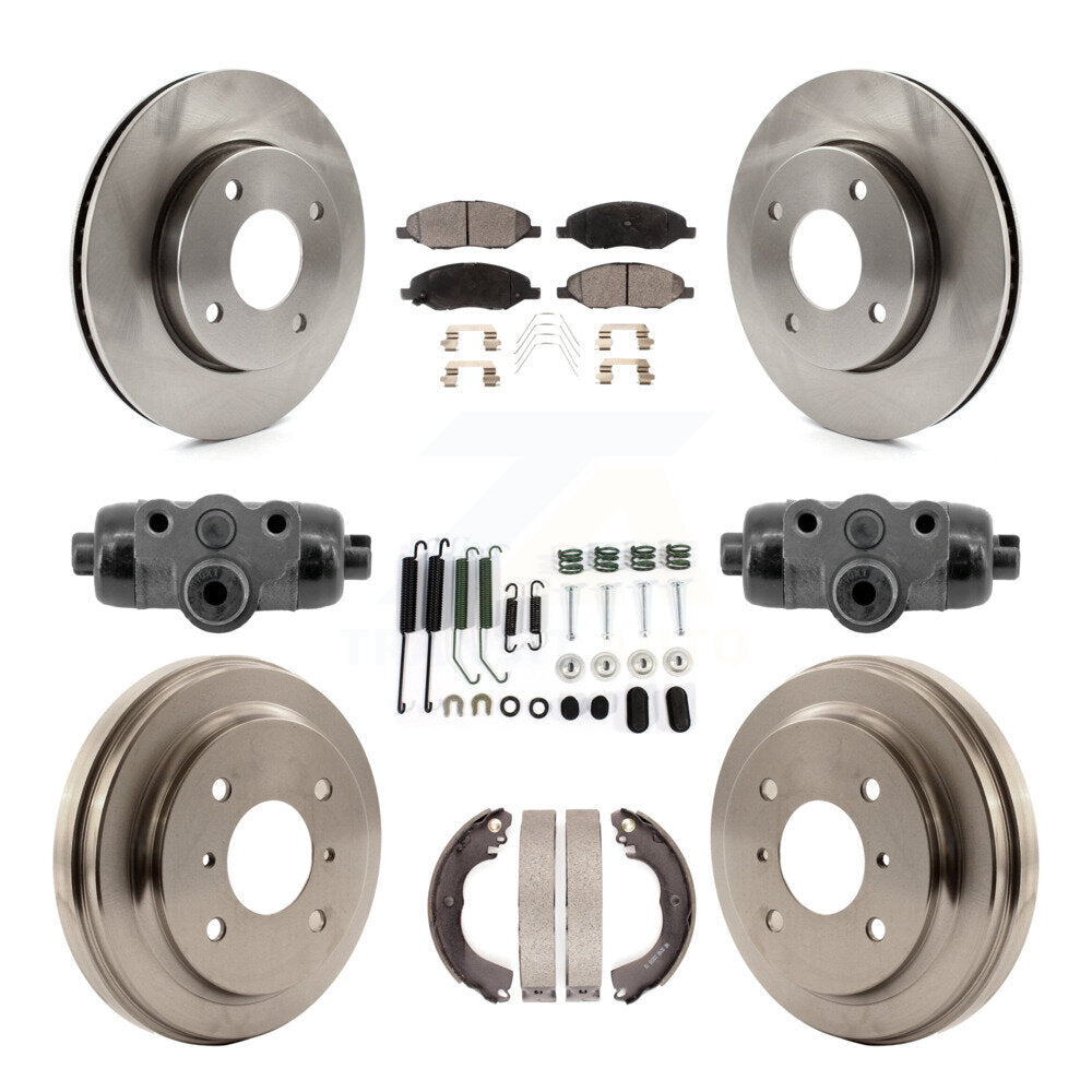 Transit Auto K8F-104360 Disc Brake Kit for 2009-2011 Nissan Versa - Front and Rear product image