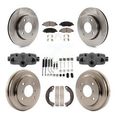 Transit Auto K8F-104360 Disc Brake Kit for 2009-2011 Nissan Versa - Front and Rear product image