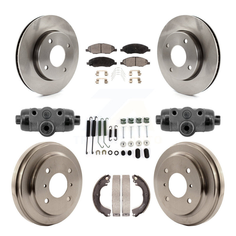 Transit Auto K8F-104360 Disc Brake Kit for 2009-2011 Nissan Versa - Front and Rear product image