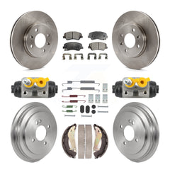 Transit Auto K8F-104364 Disc Brake Kit for 2012-2017 Hyundai Accent - Front and Rear product image