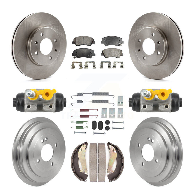 Transit Auto K8F-104364 Disc Brake Kit for 2012-2017 Hyundai Accent - Front and Rear product image