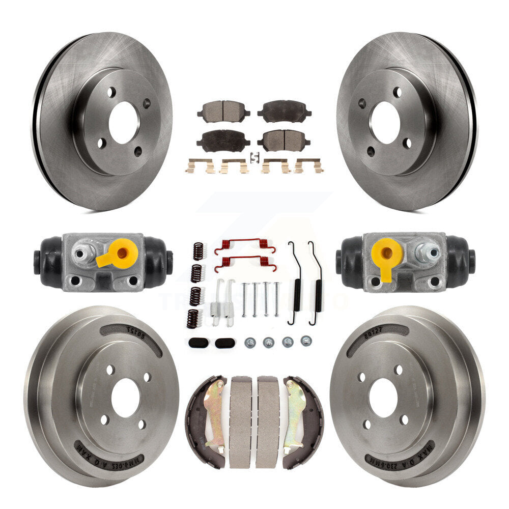 Transit Auto K8F-104368 Disc Brake Kit for 2009-2010 Chevrolet Cobalt, Pontiac G5 - Front and Rear product image