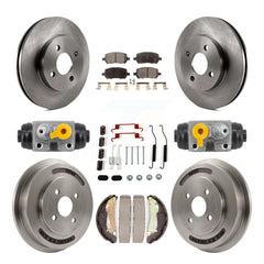 Transit Auto K8F-104368 Disc Brake Kit for 2009-2010 Chevrolet Cobalt, Pontiac G5 - Front and Rear product image
