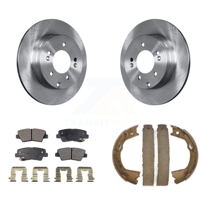 Transit Auto K8F-104387 Disc Brake Kit for 2010-2017 Hyundai Azera, Kia Optima, Hyundai Sonata - Rear product image