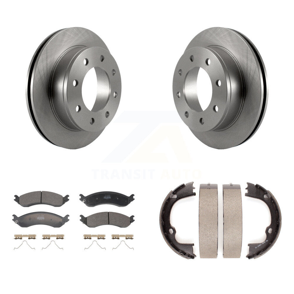 Transit Auto K8F-104392 Disc Brake Kit for 2021-2024 Chevrolet Express 2500, Chevrolet Express 3500, GMC Savana 2500 & more - Rear product image