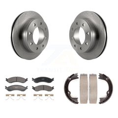 Transit Auto K8F-104392 Disc Brake Kit for 2021-2024 Chevrolet Express 2500, Chevrolet Express 3500, GMC Savana 2500 & more - Rear product image
