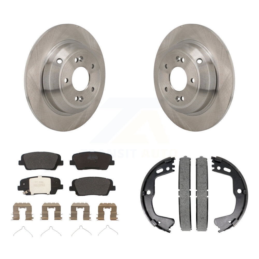 Transit Auto K8F-104398 Disc Brake Kit for 2018-2022 Genesis G70, Kia Stinger - Rear product image