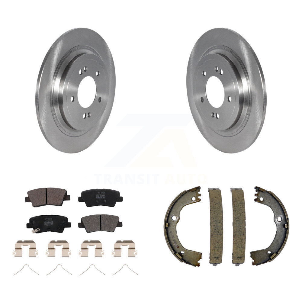 Transit Auto K8F-104400 Disc Brake Kit for 2017-2022 Hyundai Tucson, Kia Sportage - Rear product image