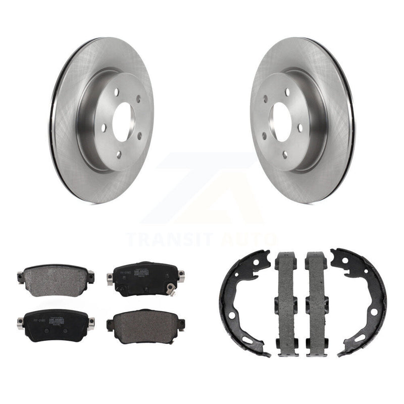 Transit Auto K8F-104406 Disc Brake Kit for 2018-2023 Nissan Rogue Sport, Nissan Qashqai, Nissan Rogue - Rear product image