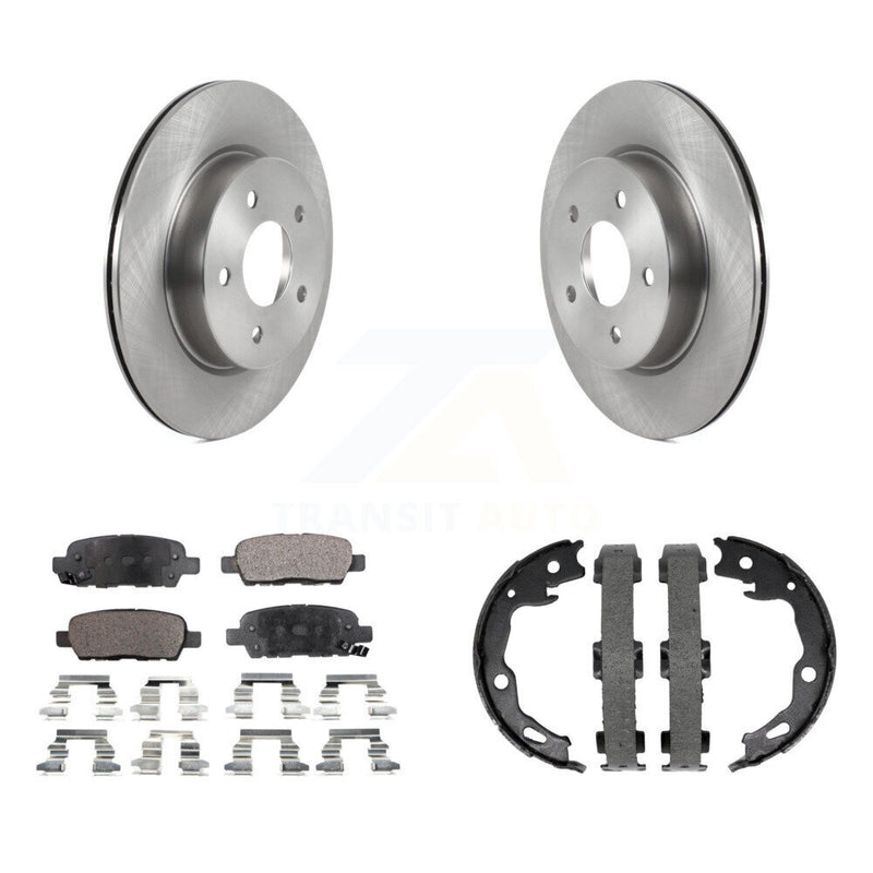 Transit Auto K8F-104409 Disc Brake Kit for 2017-2019 Nissan Rogue Sport, Nissan Qashqai - Rear product image