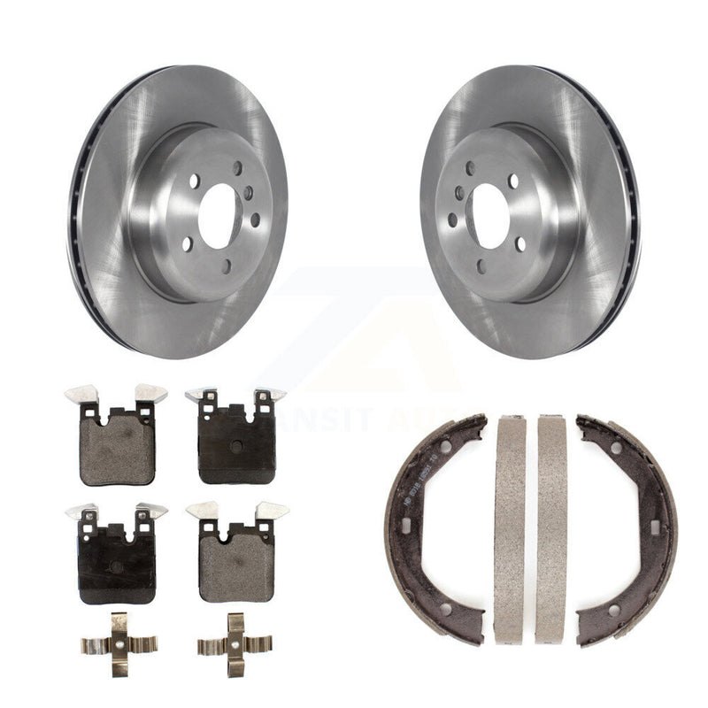 Transit Auto K8F-104427 Disc Brake Kit for 2013-2020 BMW 330i, BMW 330i GT xDrive, BMW 330i xDrive & more - Rear product image