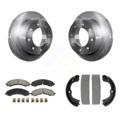 Transit Auto K8F-104453 Disc Brake Kit for 2020-2024 Chevrolet Silverado 2500 HD, Chevrolet Silverado 3500 HD, GMC Sierra 2500 HD & more - Rear product image