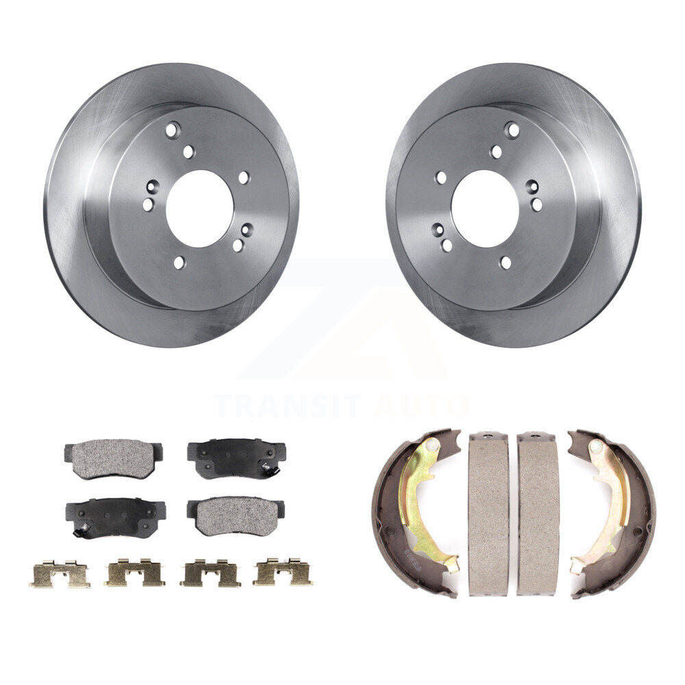 Transit Auto K8F-104463 Disc Brake Kit for 2001-2010 Hyundai Tucson, Kia Sportage, Hyundai Santa Fe - Rear product image