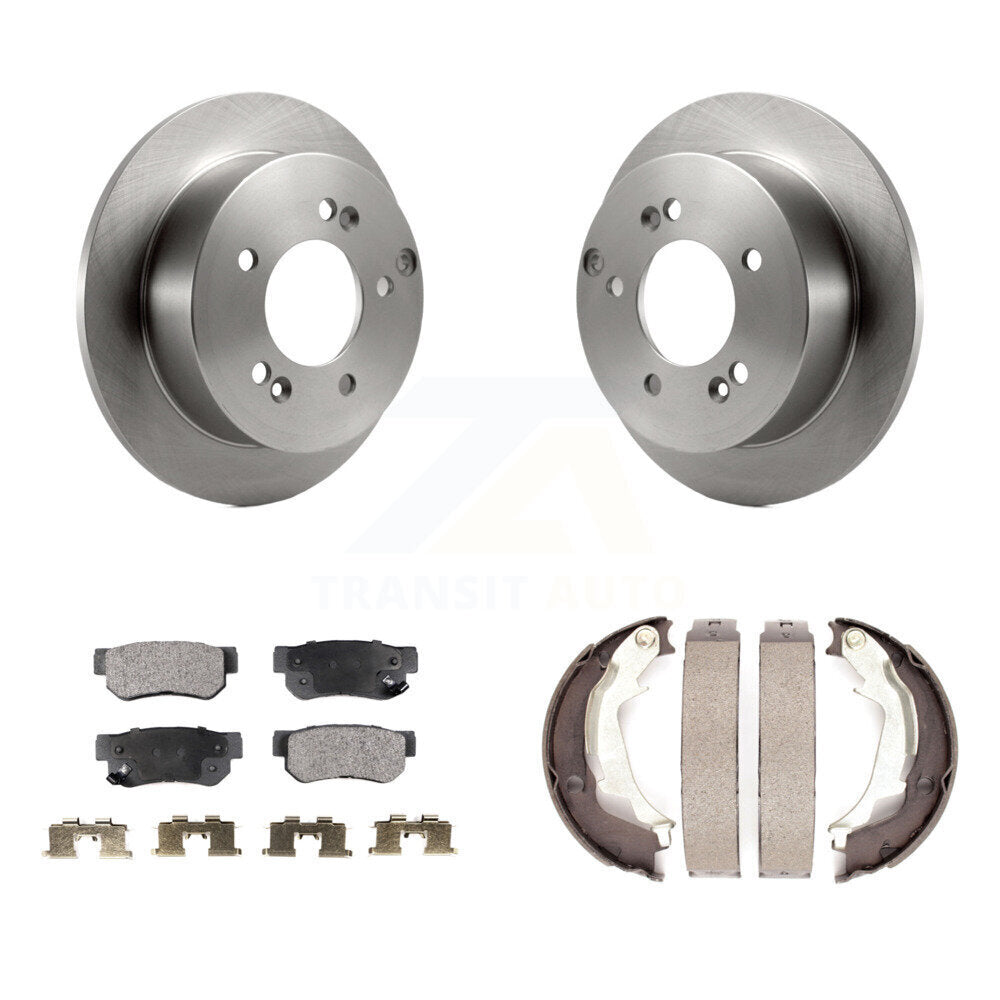 Transit Auto K8F-104465 Disc Brake Kit for 2001-2006 Kia Optima, Hyundai Sonata, Hyundai XG350 & more - Rear product image