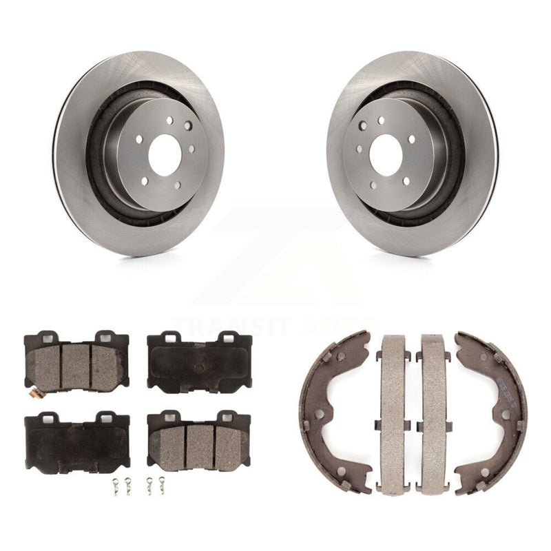 Transit Auto K8F-104480 Disc Brake Kit for 2009-2016 INFINITI Q60, INFINITI G37, Nissan 370Z - Rear product image