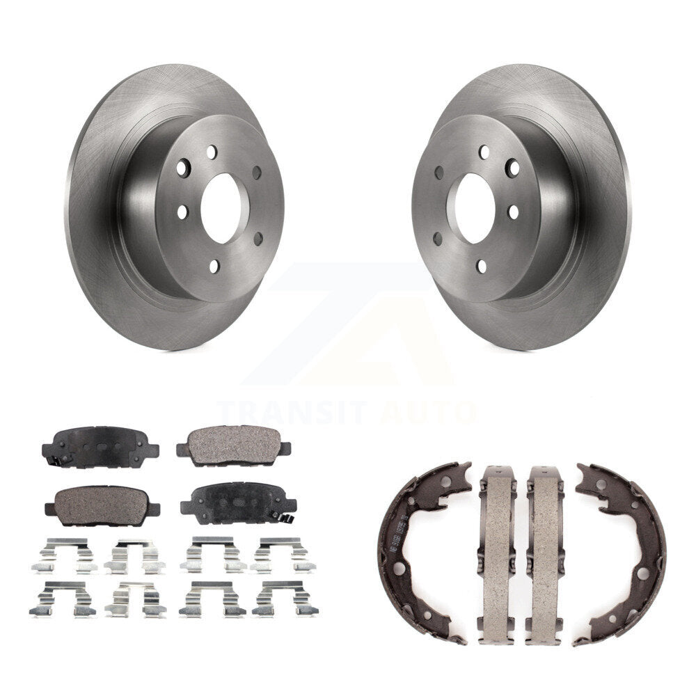 Transit Auto K8F-104481 Disc Brake Kit for 2007-2019 Nissan Juke, Nissan Sentra - Rear product image