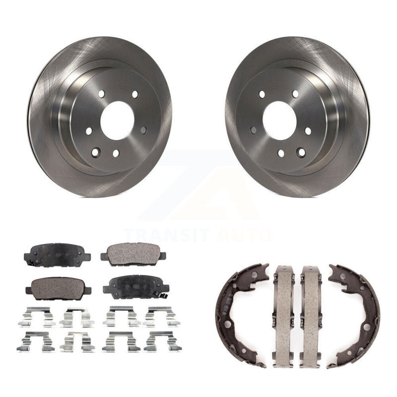 Transit Auto K8F-104482 Disc Brake Kit for 2008-2022 Nissan LEAF, Nissan Juke, Nissan Rogue Select & more - Rear product image