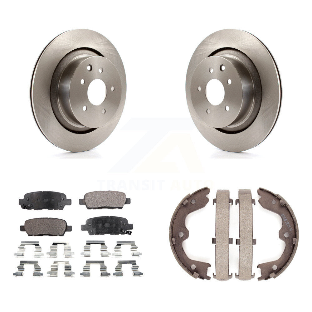 Transit Auto K8F-104483 Disc Brake Kit for 2007-2014 INFINITI Q60, INFINITI G35 - Rear product image