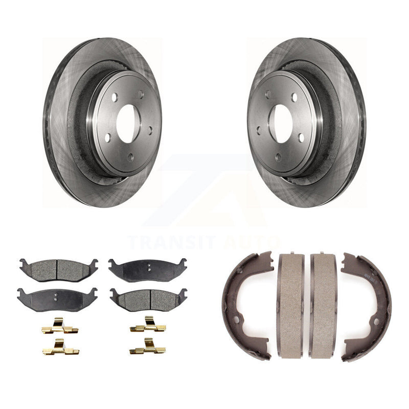 Transit Auto K8F-104495 Disc Brake Kit for 2007-2021 Ram 1500 Classic, Ram 1500, Chrysler Aspen & more - Rear product image