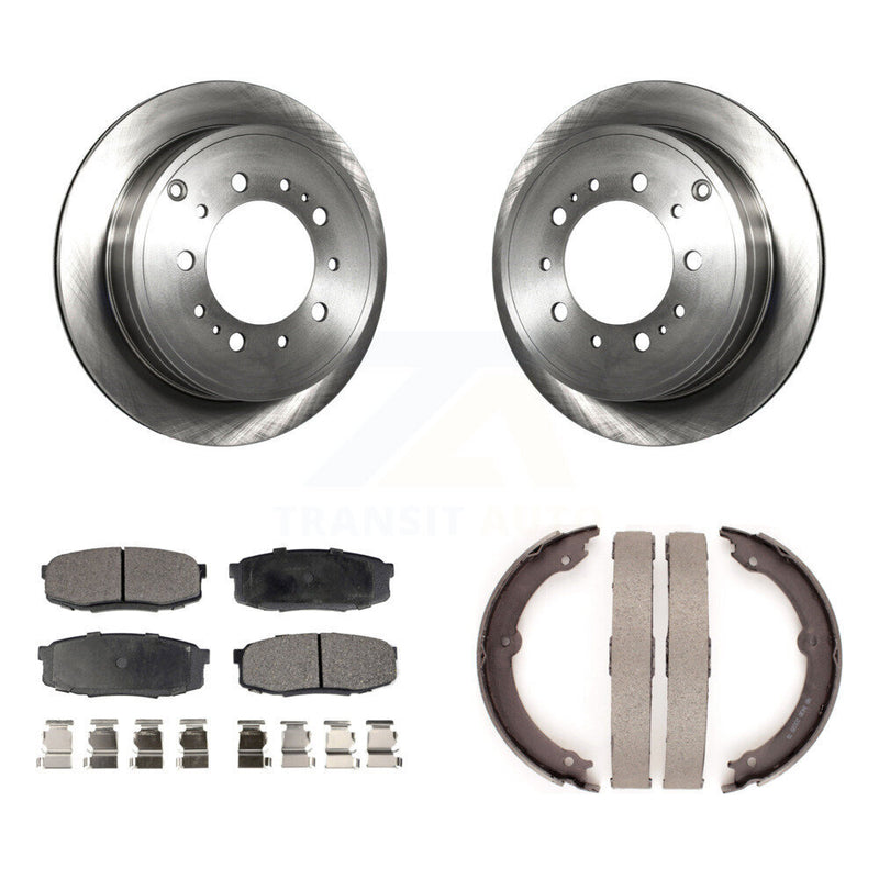Transit Auto K8F-104521 Disc Brake Kit for 2007-2021 Lexus LX570, Toyota Land Cruiser, Toyota Sequoia & more - Rear product image