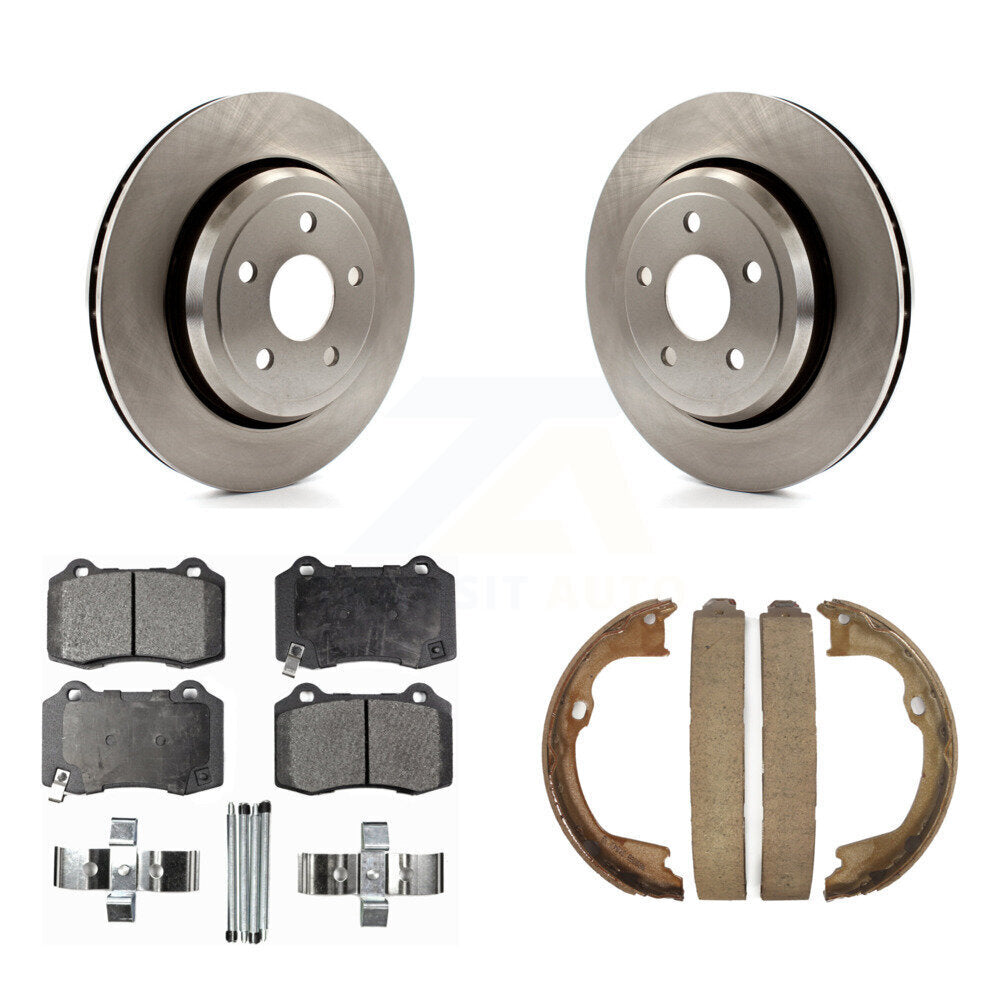 Transit Auto K8F-104525 Disc Brake Kit for 2012-2022 Dodge Durango, Jeep Grand Cherokee - Rear product image