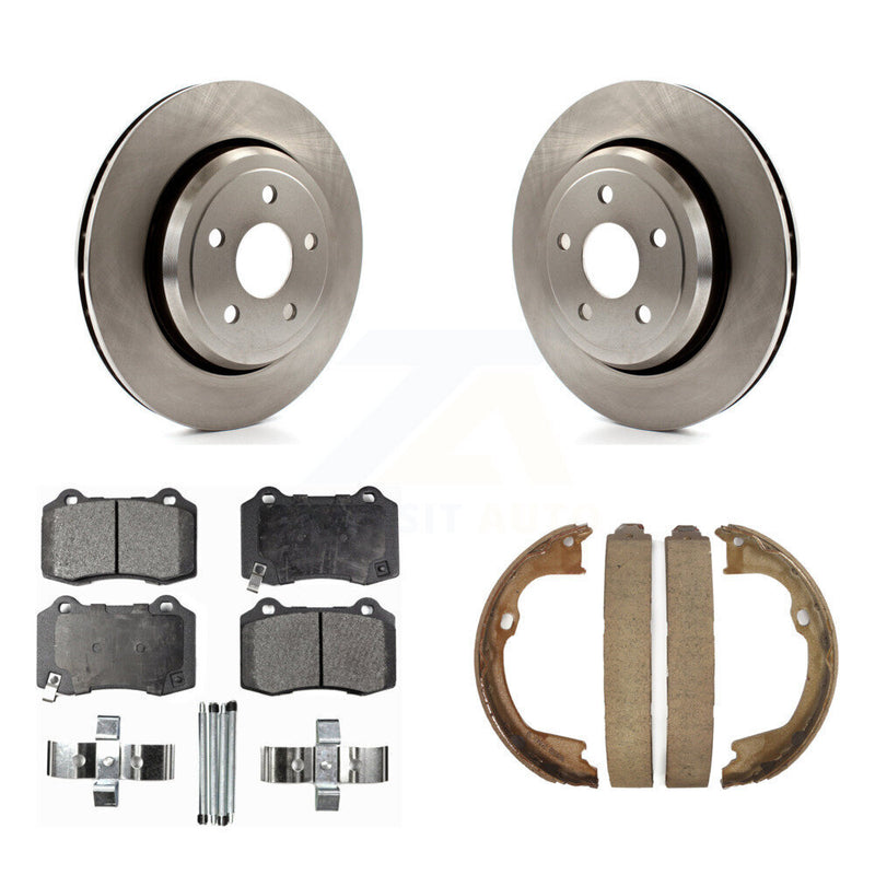 Transit Auto K8F-104525 Disc Brake Kit for 2012-2022 Dodge Durango, Jeep Grand Cherokee - Rear product image