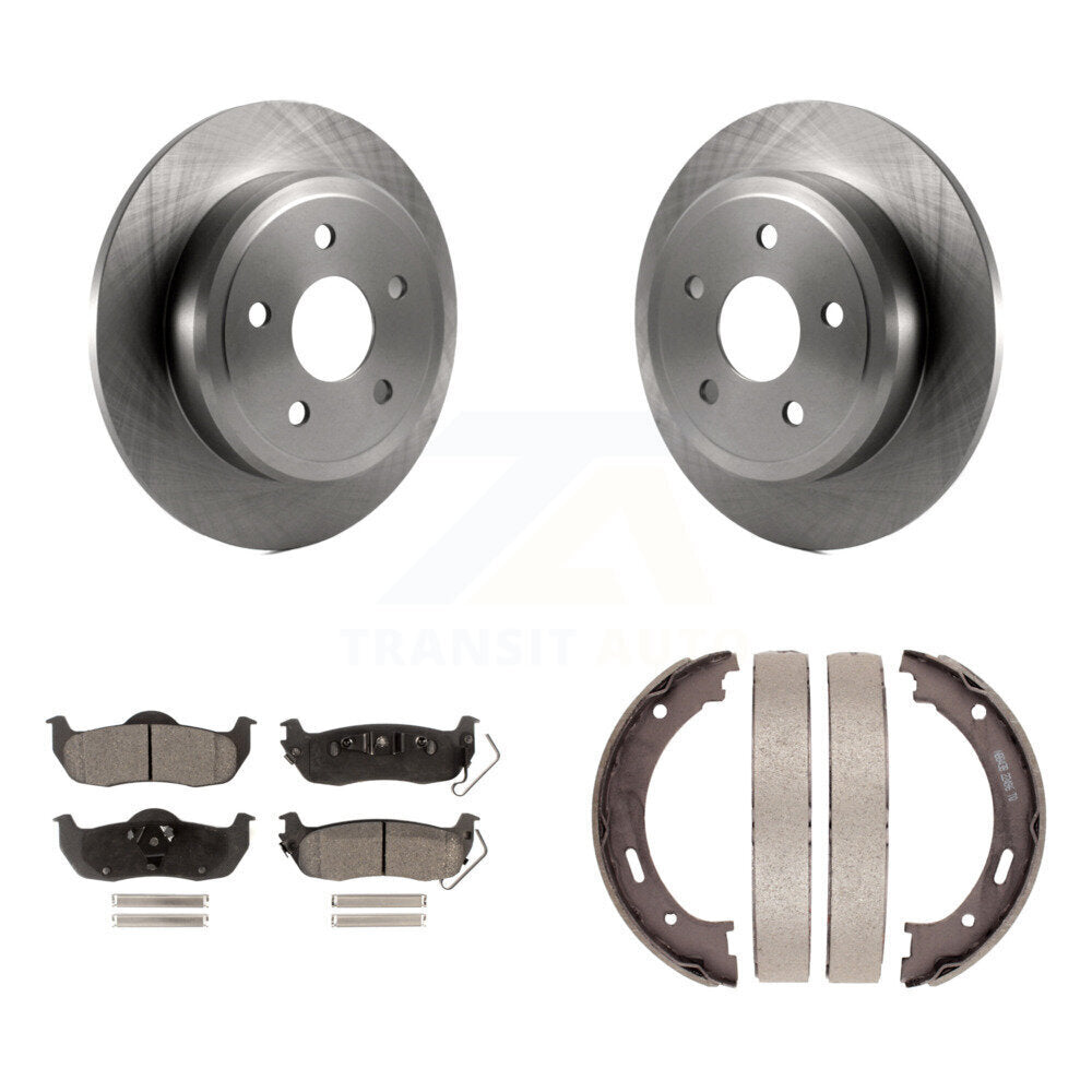 Transit Auto K8F-104536 Disc Brake Kit for 2005-2010 Jeep Grand Cherokee, Jeep Commander - Rear product image
