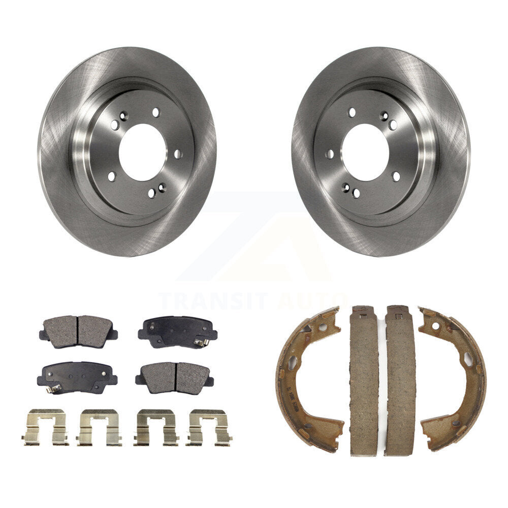 Transit Auto K8F-104542 Disc Brake Kit for 2015-2017 Hyundai Azera, Hyundai Sonata - Rear product image