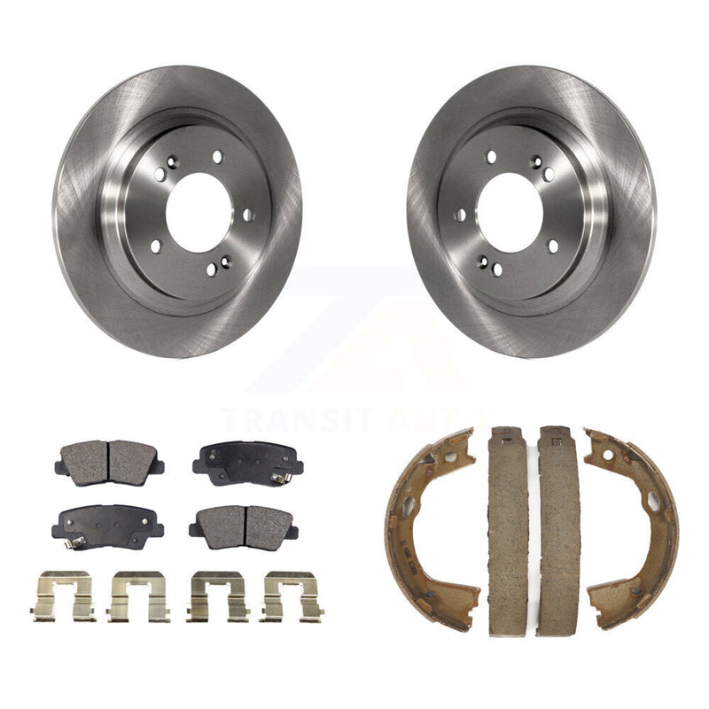Transit Auto K8F-104542 Disc Brake Kit for 2015-2017 Hyundai Azera, Hyundai Sonata - Rear product image