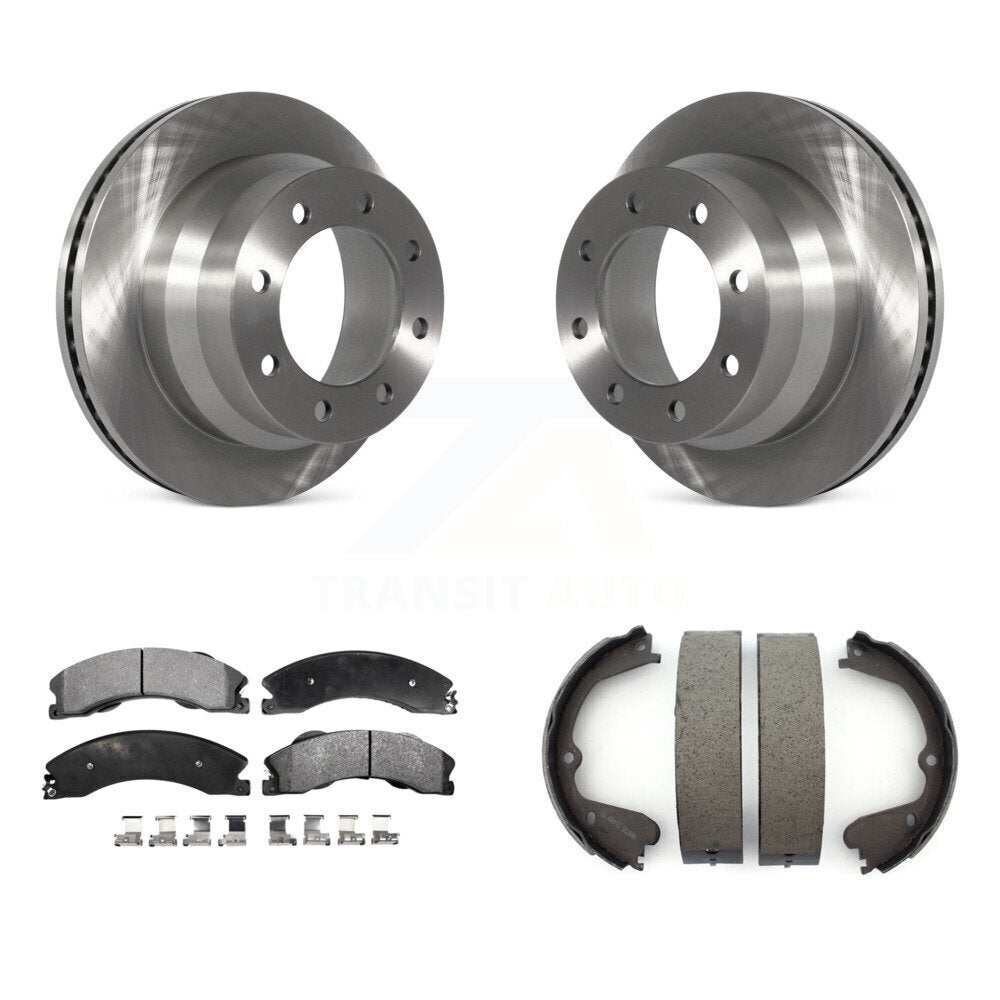 Transit Auto K8F-104554 Disc Brake Kit for 2009-2020 Chevrolet Express 4500, Chevrolet Express 3500, GMC Savana 3500 & more - Rear product image