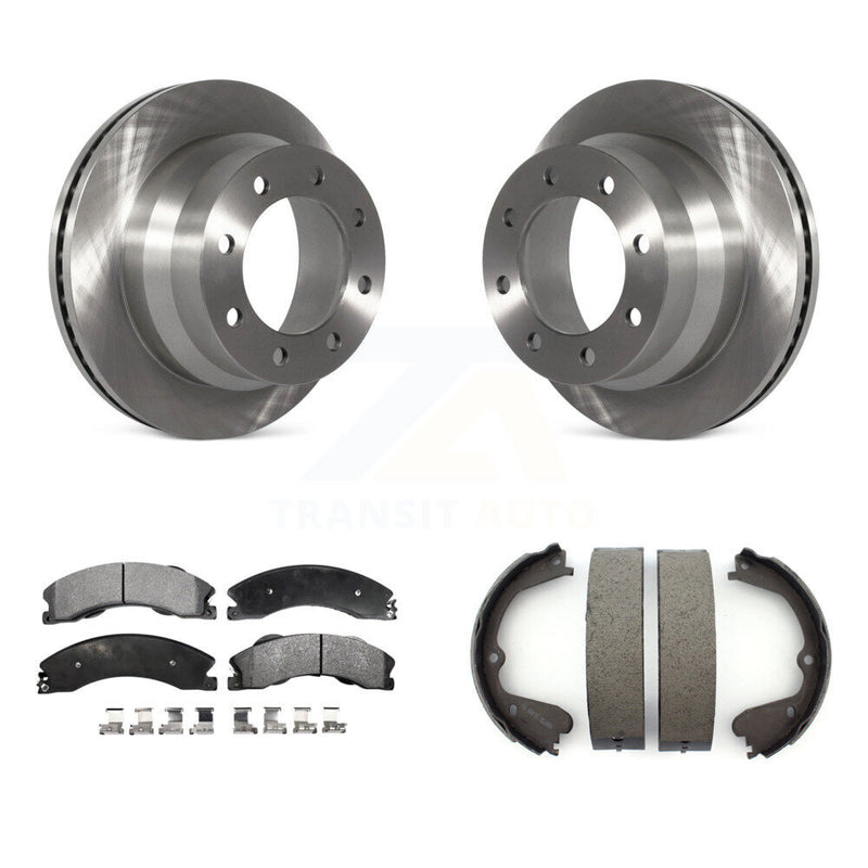 Transit Auto K8F-104554 Disc Brake Kit for 2009-2020 Chevrolet Express 4500, Chevrolet Express 3500, GMC Savana 3500 & more - Rear product image