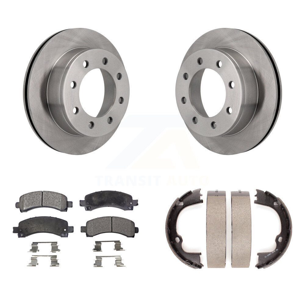 Transit Auto K8F-104556 Disc Brake Kit for 2008-2018 Chevrolet Express 2500, GMC Savana 2500, Chevrolet Express 3500 & more - Rear product image