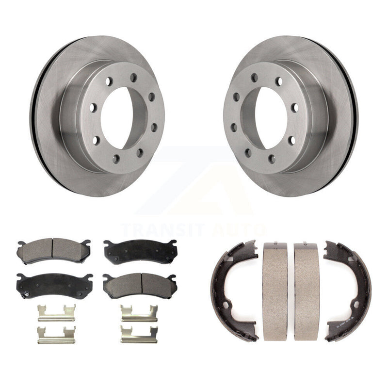 Transit Auto K8F-104598 Disc Brake Kit for 2007-2013 Chevrolet Silverado 2500 HD, Chevrolet Suburban 2500, GMC Sierra 2500 HD & more - Rear product image