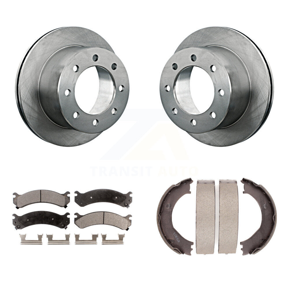 Transit Auto K8F-104600 Disc Brake Kit for 2001-2010 GMC Sierra 3500 HD, Chevrolet Silverado 3500 Classic, Chevrolet Silverado 3500 HD & more - Rear product image