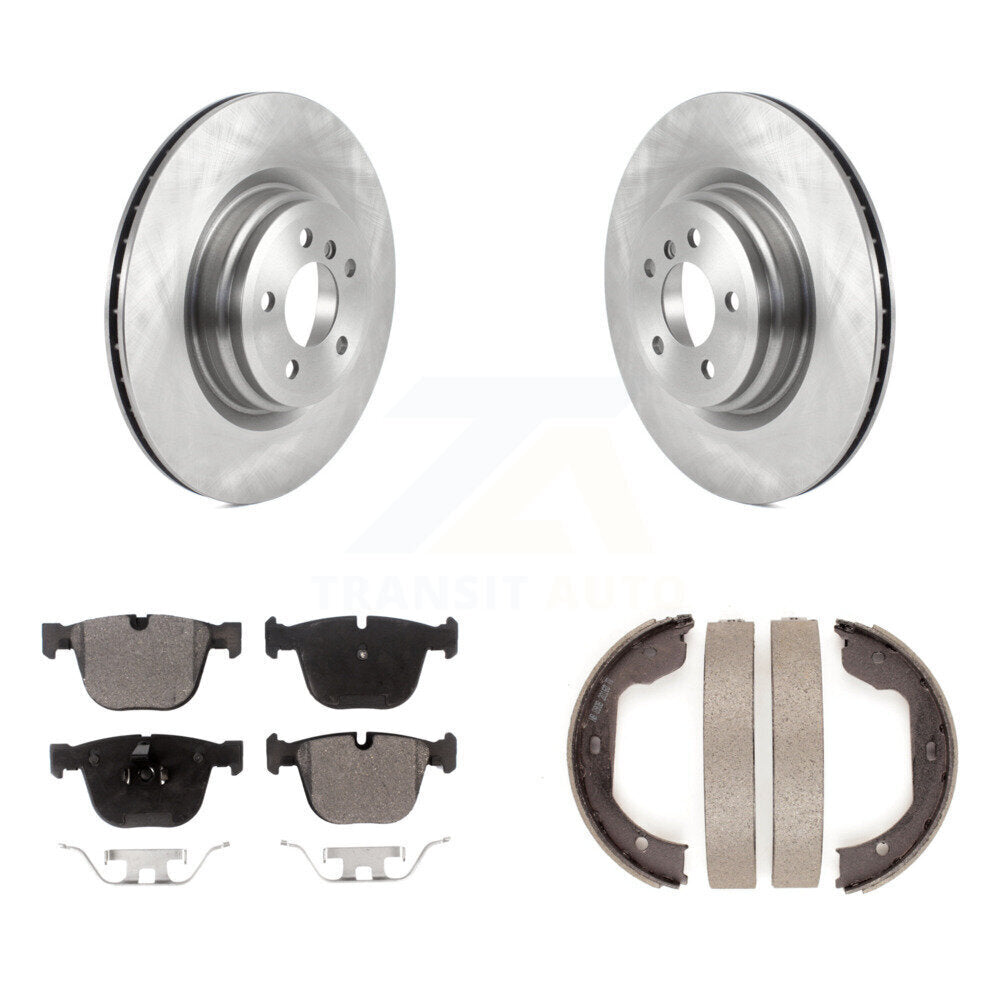 Transit Auto K8F-104608 Disc Brake Kit for 2009-2016 BMW ActiveHybrid 7, BMW Alpina B7, BMW Alpina B7 xDrive & more - Rear product image