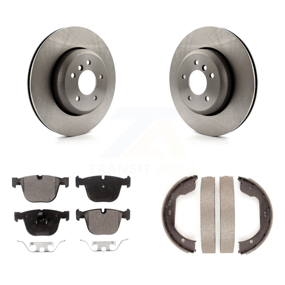 Transit Auto K8F-104609 Disc Brake Kit for 2004-2010 BMW 535i, BMW 550i, BMW 650i & more - Rear product image