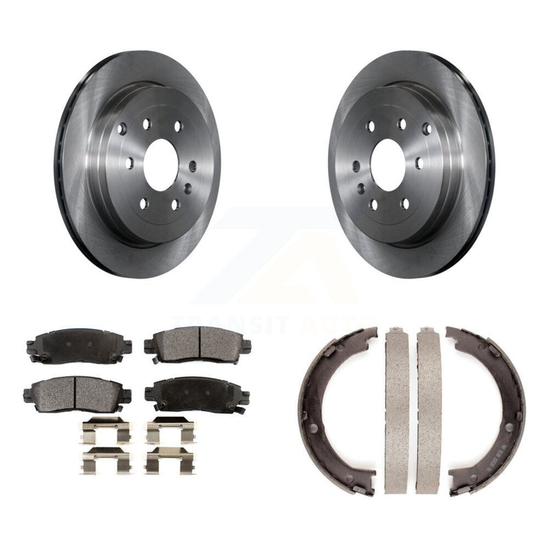 Transit Auto K8F-104612 Disc Brake Kit for 2007-2017 GMC Acadia Limited, Chevrolet Traverse, Buick Enclave & more - Rear product image