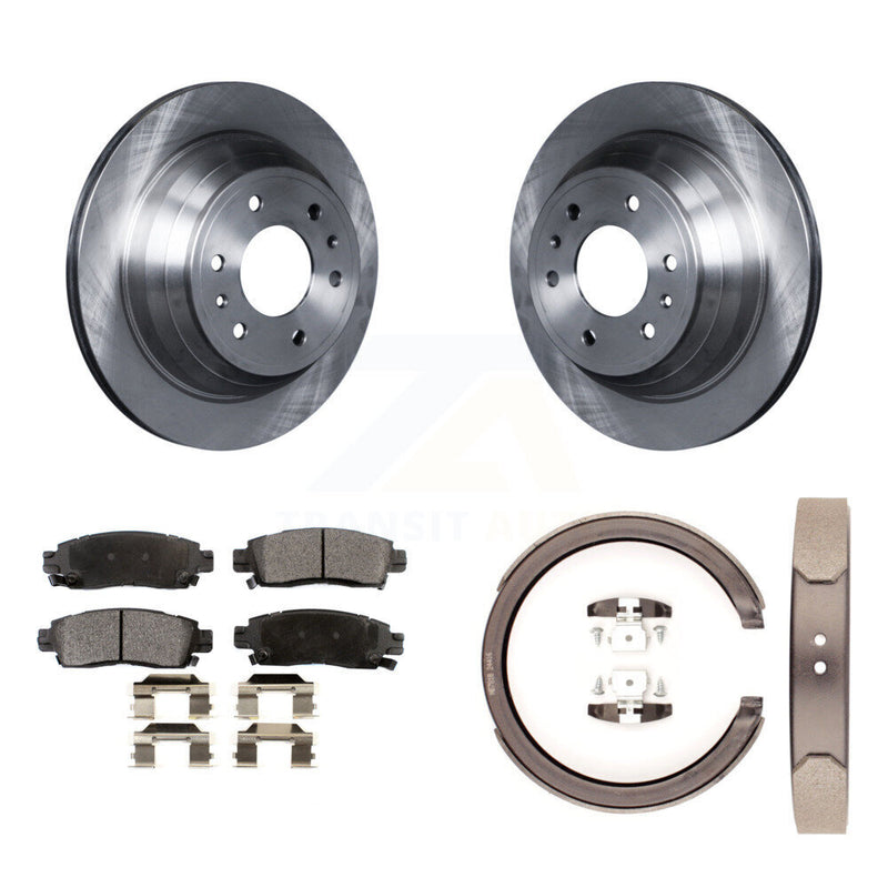 Transit Auto K8F-104613 Disc Brake Kit for 2002-2009 Saab 9-7x, Buick Rainier, GMC Envoy XUV & more - Rear product image