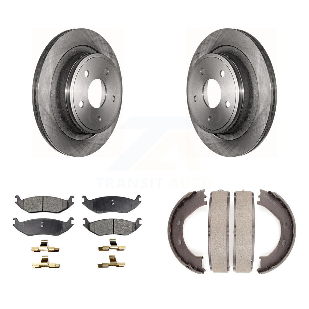 Transit Auto K8F-104618 Disc Brake Kit for 2004-2008 Dodge Ram 1500, Chrysler Aspen, Dodge Durango - Rear product image