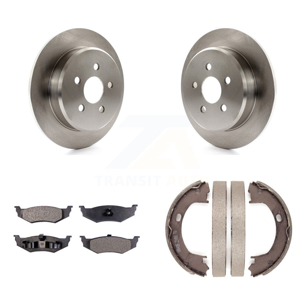 Transit Auto K8F-104627 Disc Brake Kit for 1995-2007 Chrysler PT Cruiser, Chrysler Sebring, Dodge Stratus & more - Rear product image