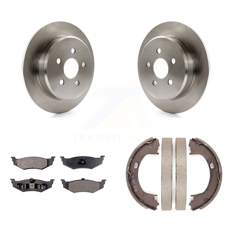 Transit Auto K8F-104627 Disc Brake Kit for 1995-2007 Chrysler PT Cruiser, Chrysler Sebring, Dodge Stratus & more - Rear product image