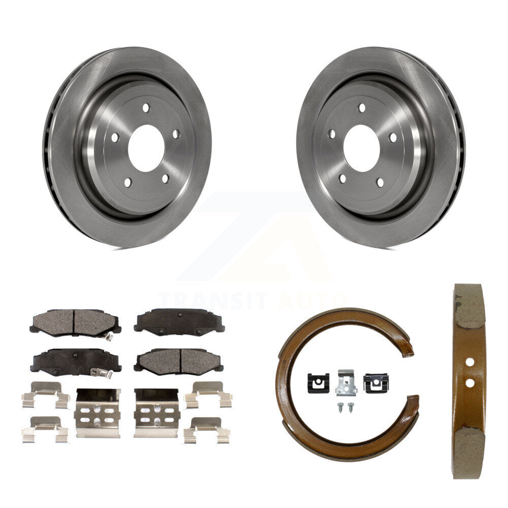 Transit Auto K8F-104628 Disc Brake Kit for 2004-2013 Cadillac XLR, Chevrolet Corvette - Rear product image